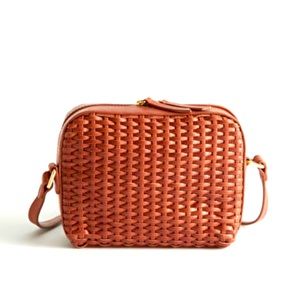 Midi Woven Leather Shoulder Bag from “& Other Stories” used only a few times